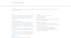 Desktop Screenshot of djustincoates.com
